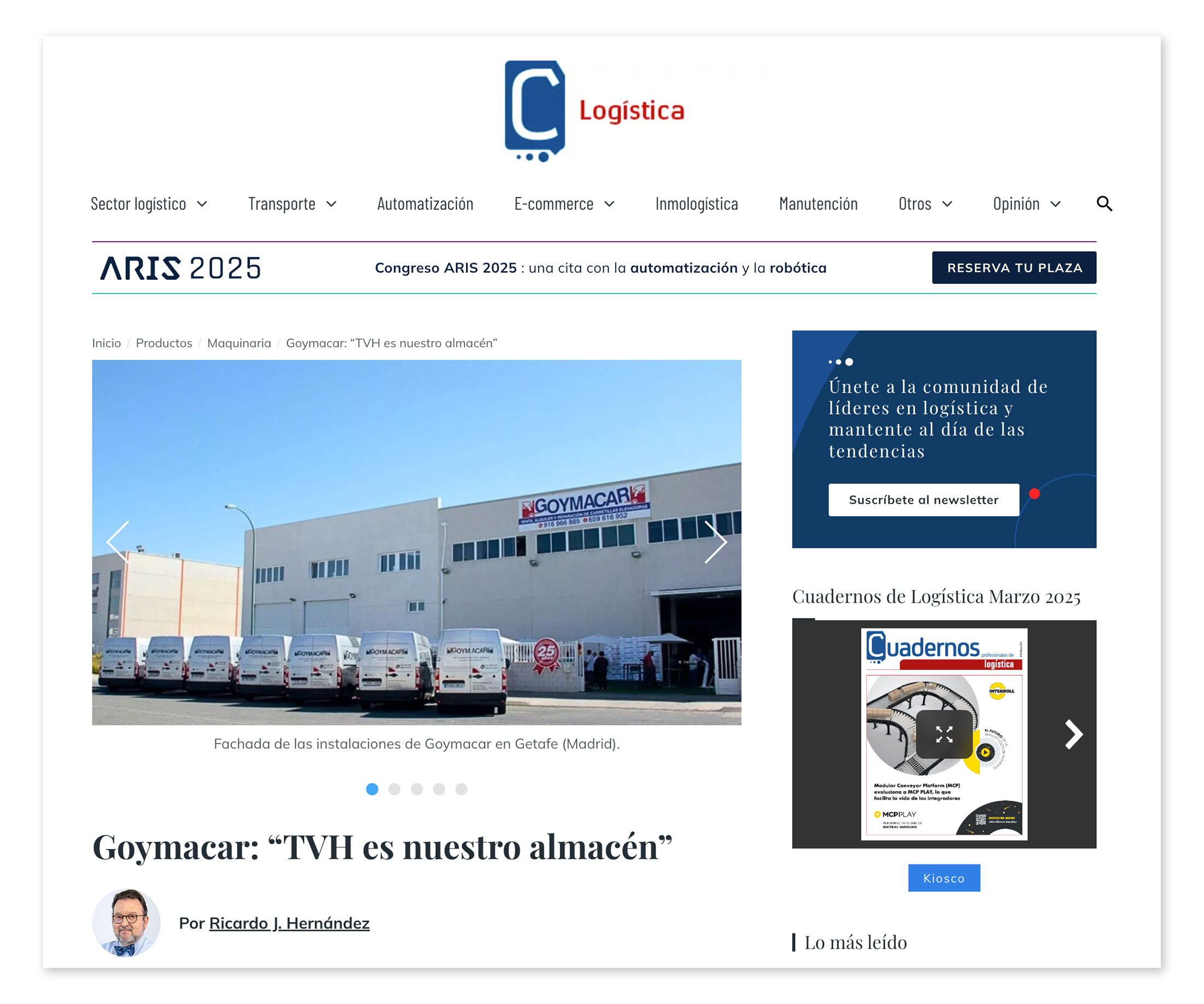 Alquiler y reparación de carretillas elevadoras